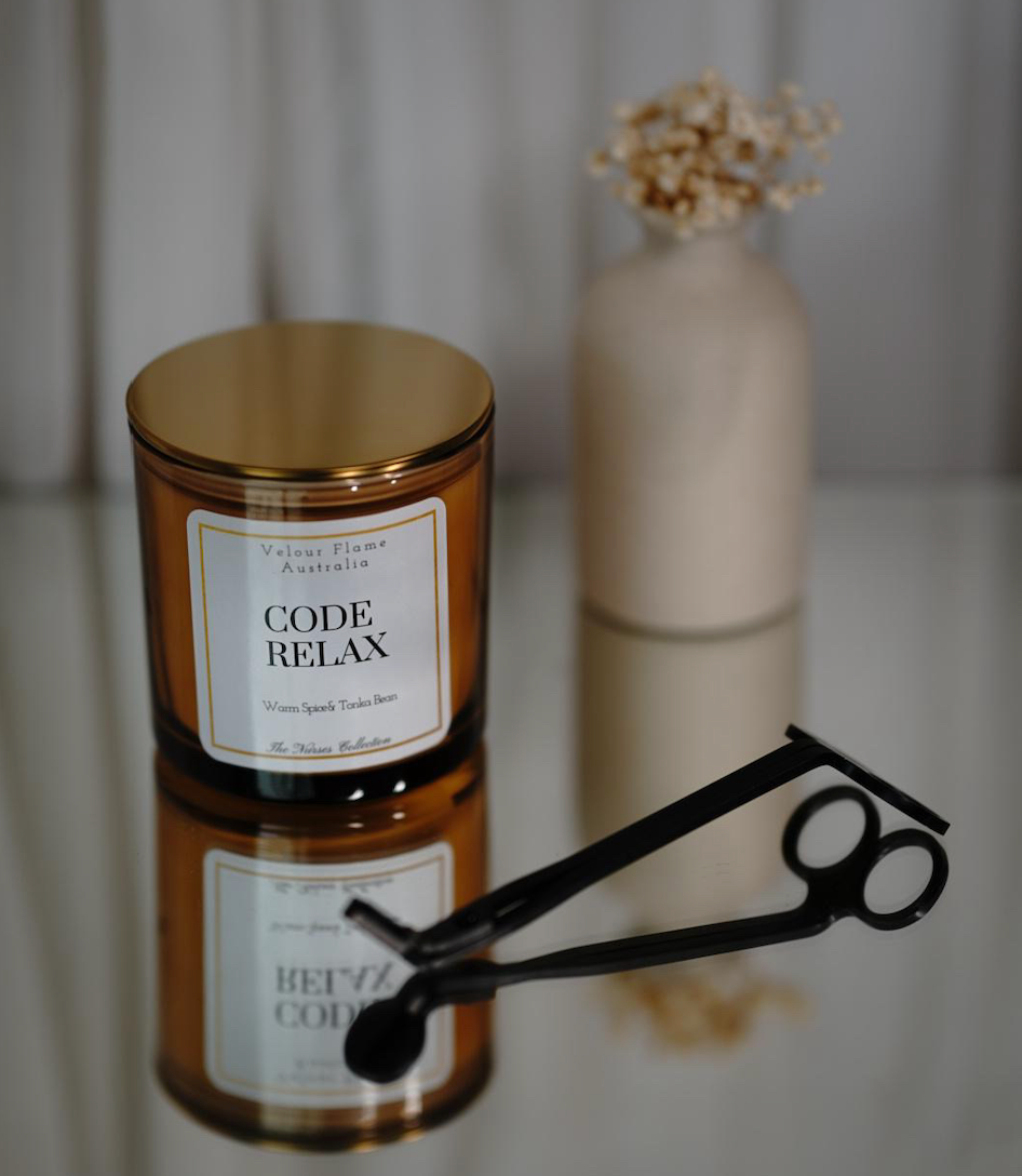 Code Relax - Warm Spice & Tonka Bean (Cotton Wick)